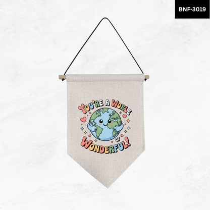 Positive Vibes Flag Banners