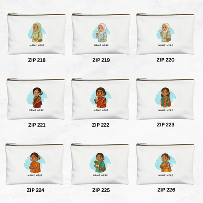 Custom Chibi Zipper Pouch