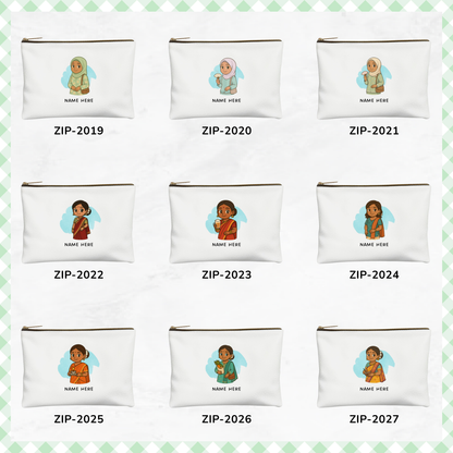 Custom Chibi Zipper Pouch