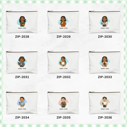 Custom Chibi Zipper Pouch