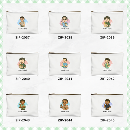 Custom Chibi Zipper Pouch