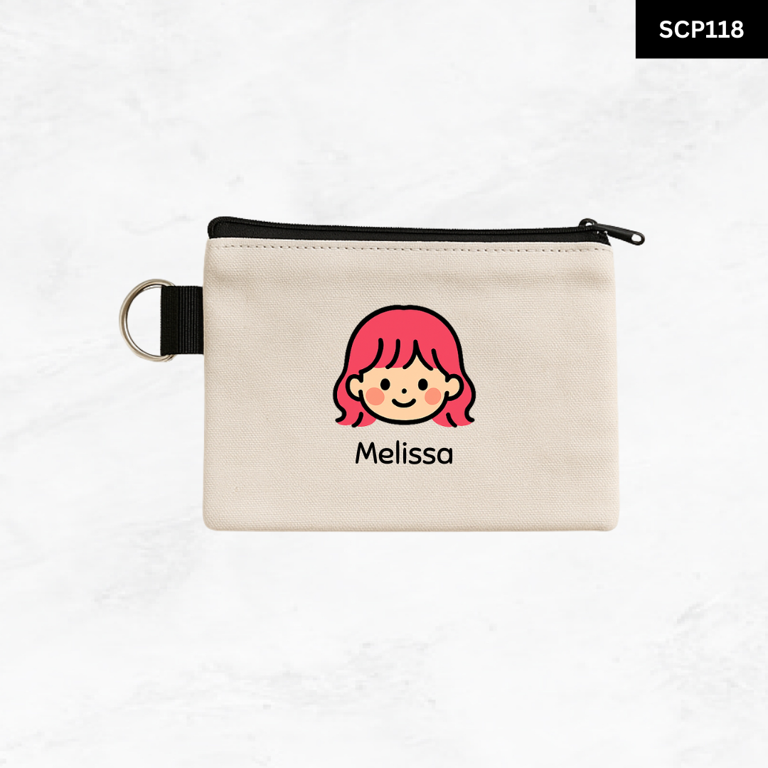 Custom Keyring Coin Purse - Mini Me