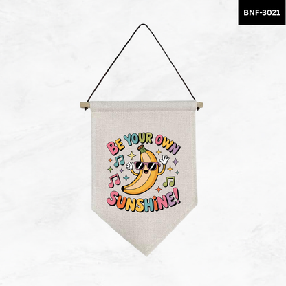 Positive Vibes Flag Banners