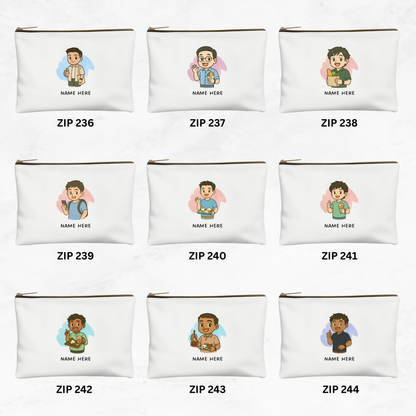 Custom Chibi Zipper Pouch