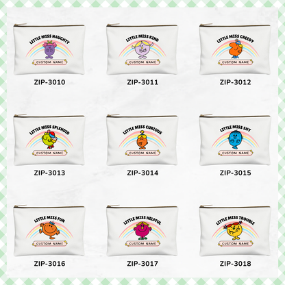 Little Miss/ Mr Series Zipper Pouch