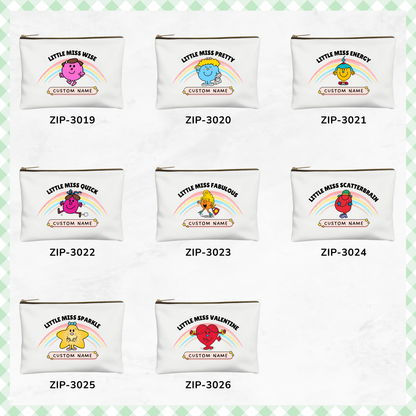 Little Miss/ Mr Series Zipper Pouch