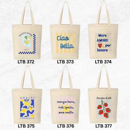 Canvas A4 Tote Bag - Summer Vibes