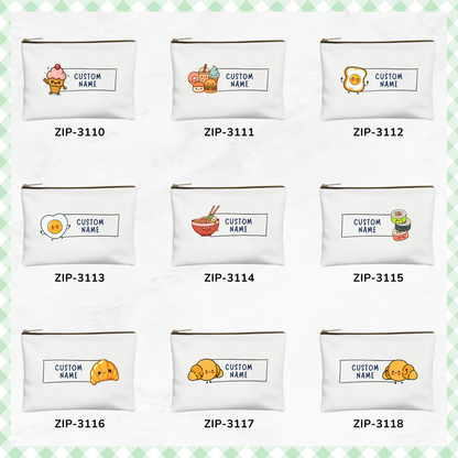Foodie Series Zipper Pouch