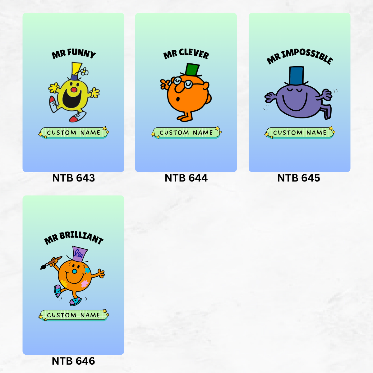 Little Miss/ Mr Series Notebook