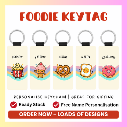 Foodie Key Tag