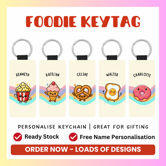 Foodie Key Tag