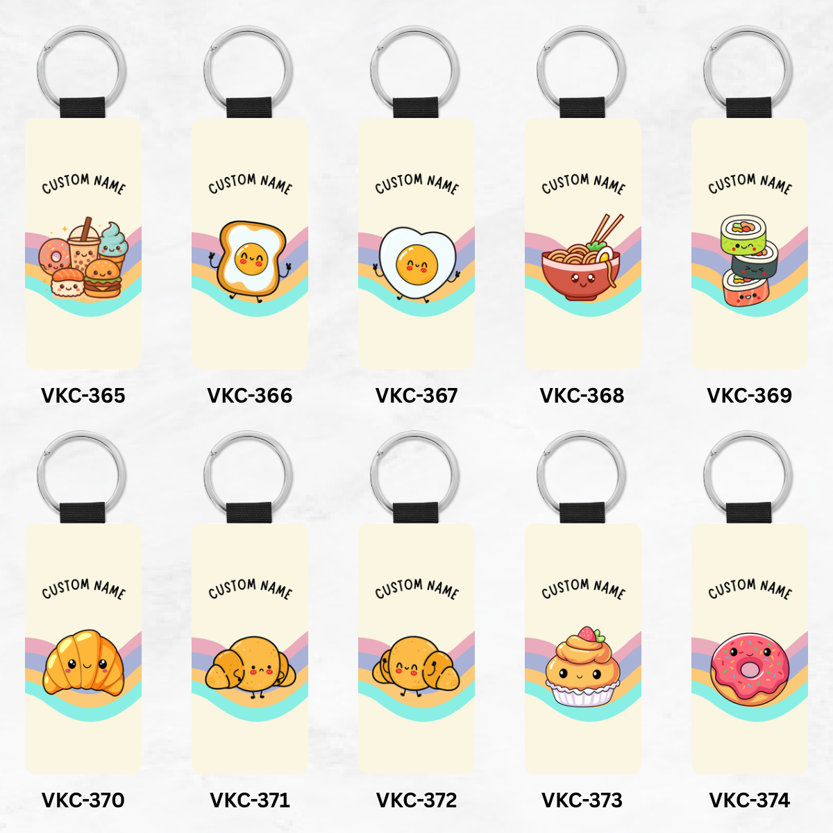 Foodie Key Tag