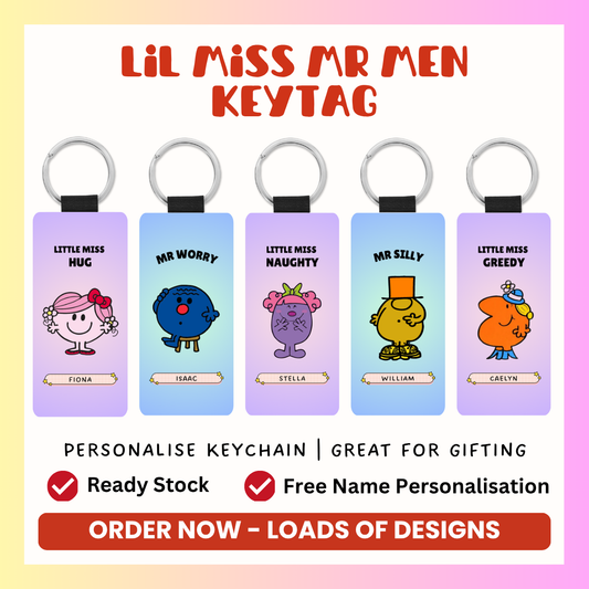 Little Miss/ Mr Series Key Tag