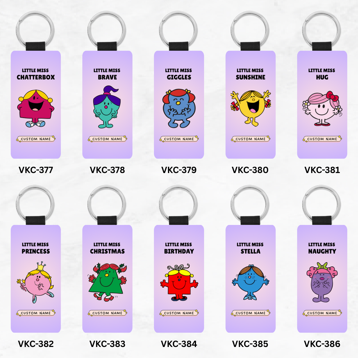 Little Miss/ Mr Series Key Tag