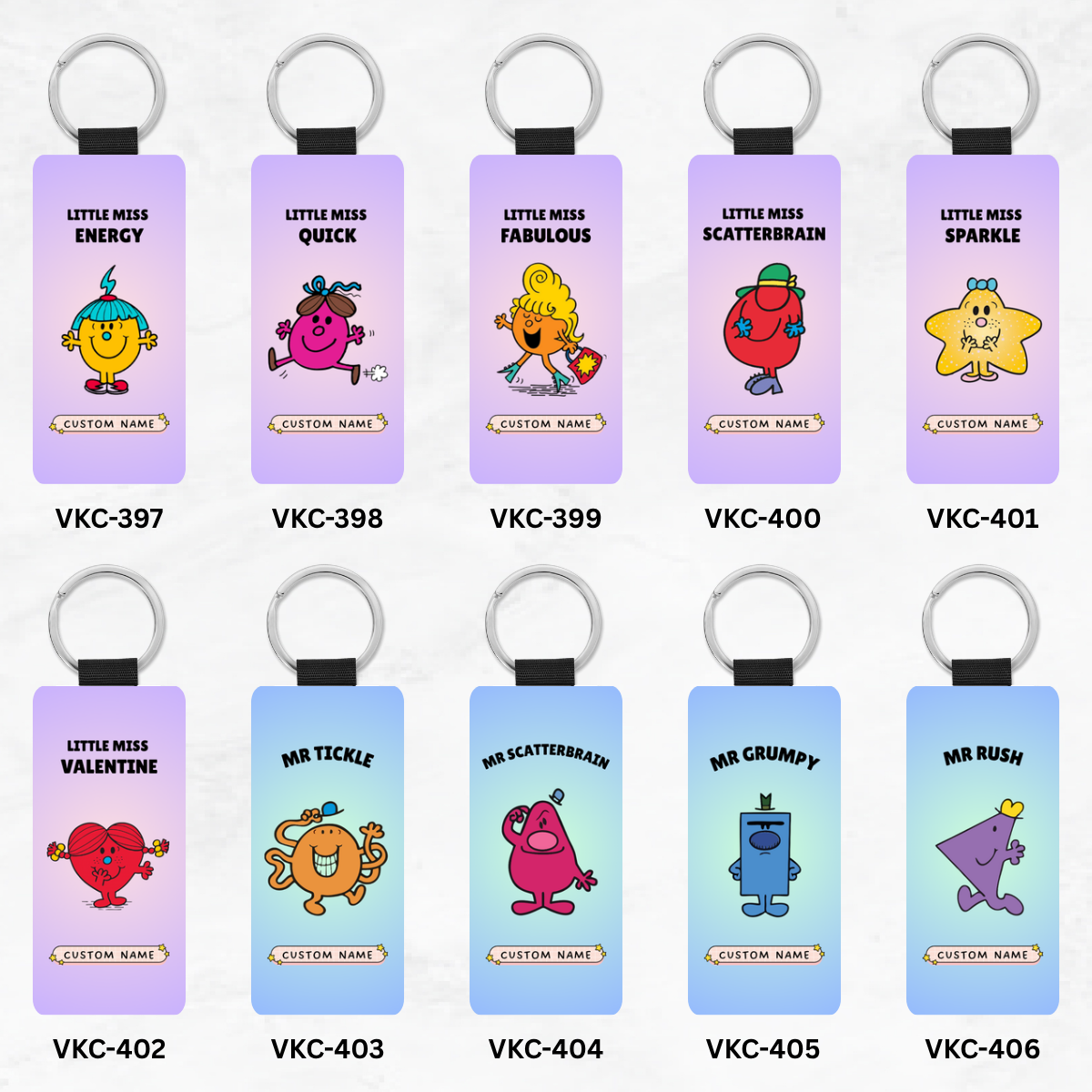 Little Miss/ Mr Series Key Tag