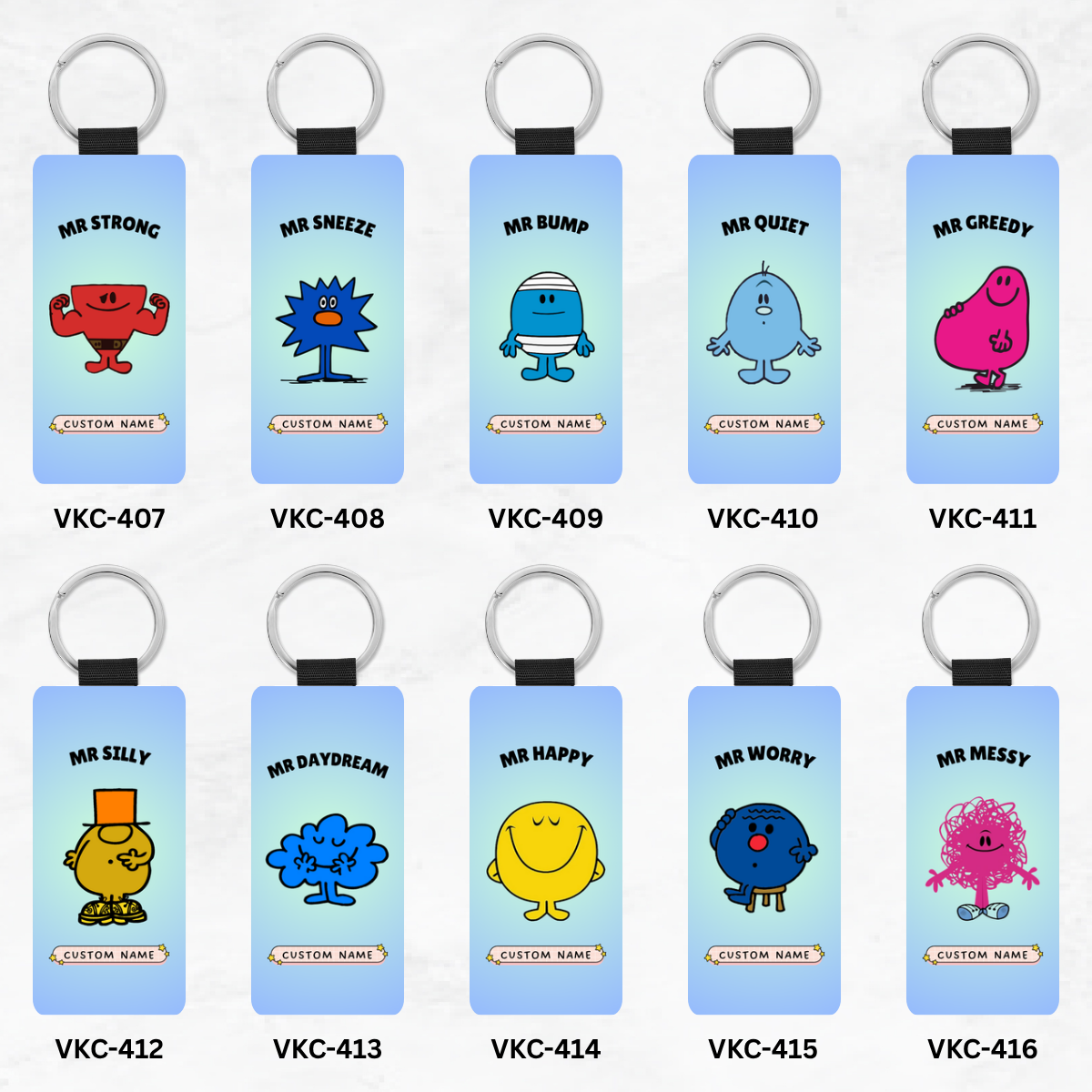 Little Miss/ Mr Series Key Tag