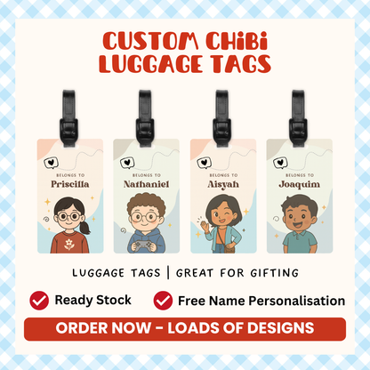 Chibi Luggage Tags