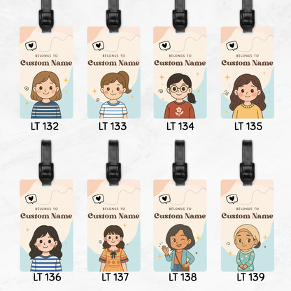 Chibi Luggage Tags