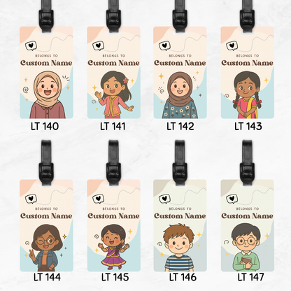 Chibi Luggage Tags