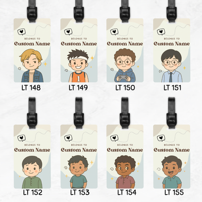 Chibi Luggage Tags