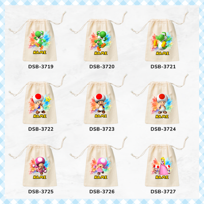 Super Mario Custom Favor Bags