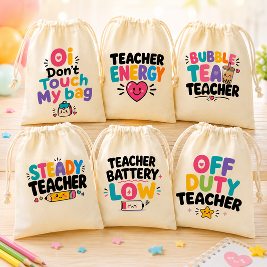 Teacher Quotes Custom Favor Bags