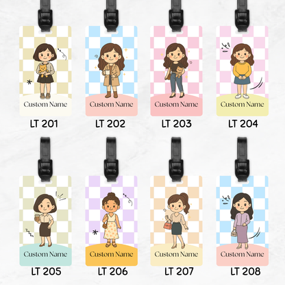 Hey Mate Chibi Luggage Tags