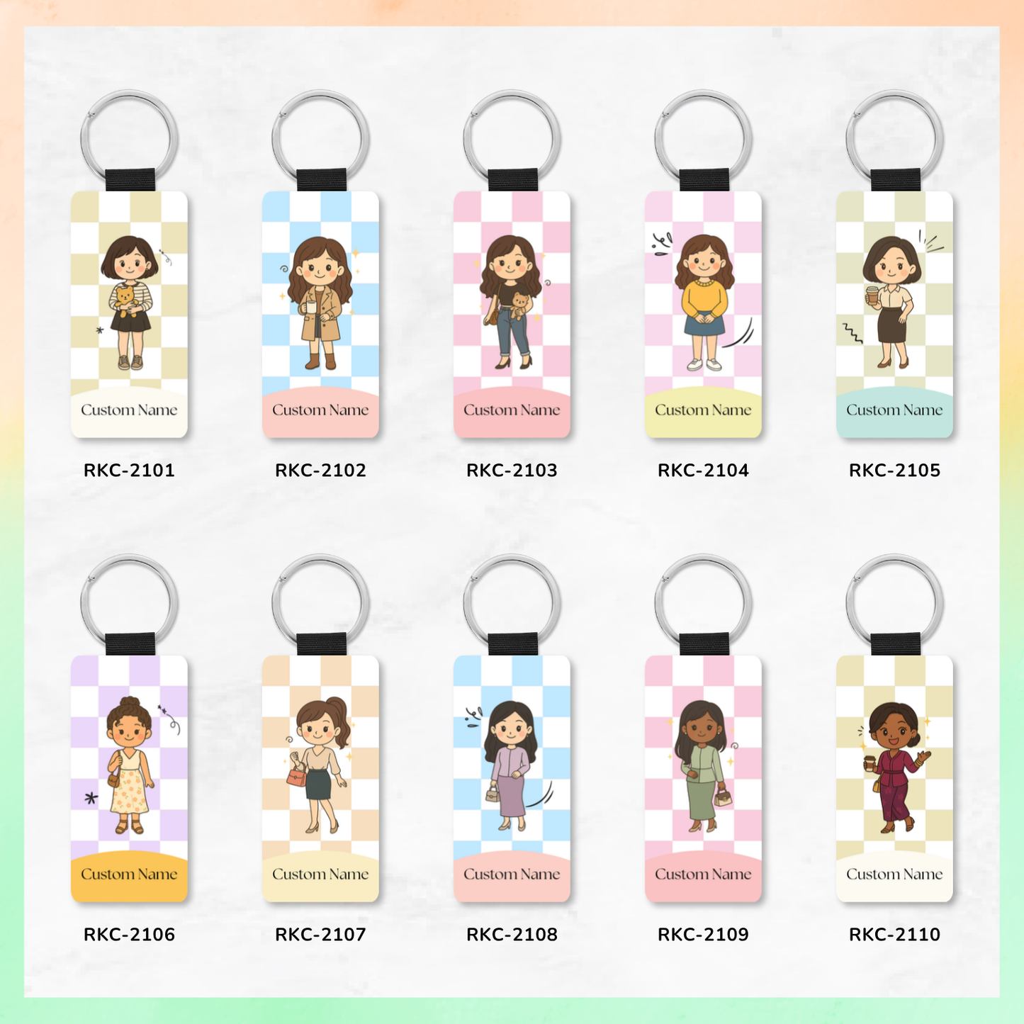 Hey Mate Chibi Key Tag