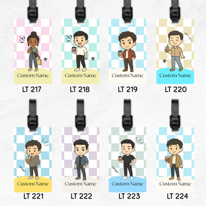 Hey Mate Chibi Luggage Tags