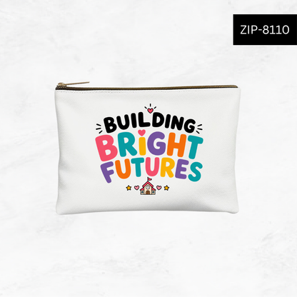 Teacher Vibes Fuel Custom Zipper Pouch