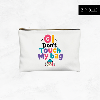 Teacher Vibes Fuel Custom Zipper Pouch