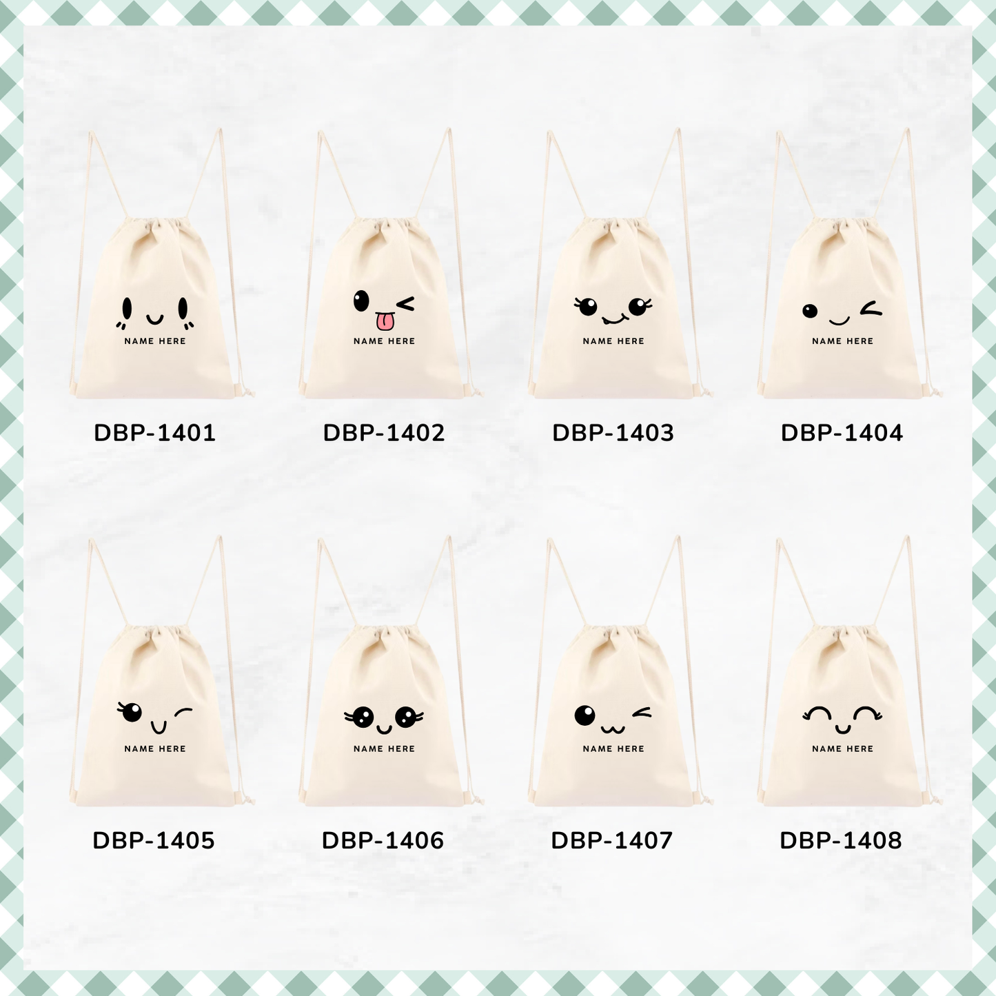 Emoji Faces Custom Backpack