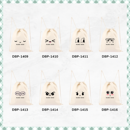Emoji Faces Custom Backpack