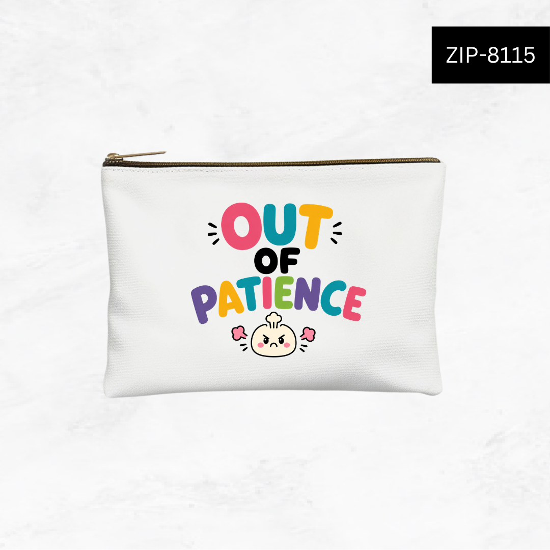 Teacher Vibes Fuel Custom Zipper Pouch