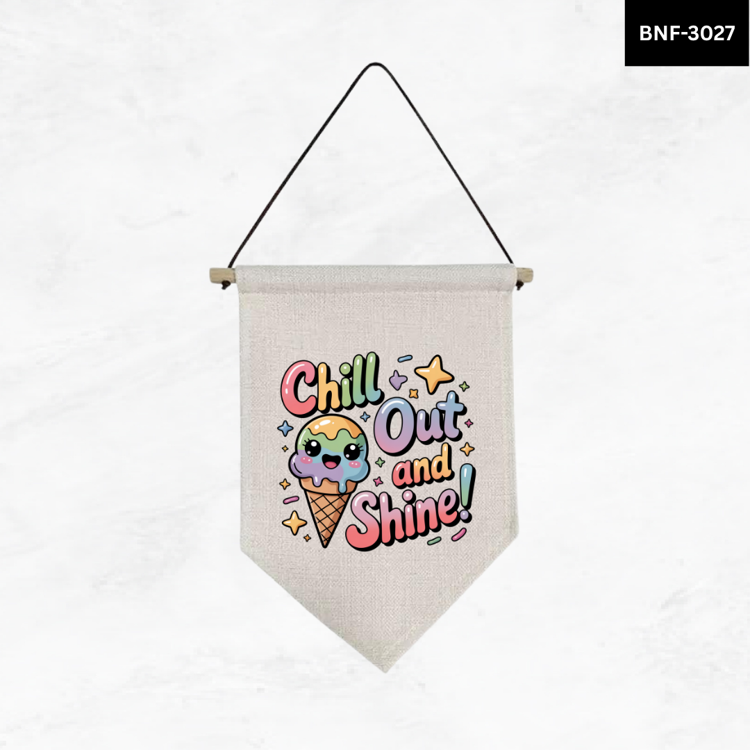 Positive Vibes Flag Banners