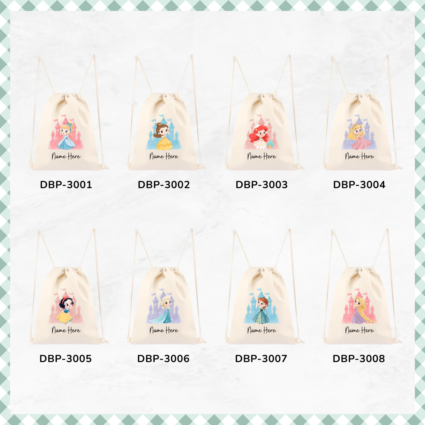 Princess & Superheroes Custom Backpack