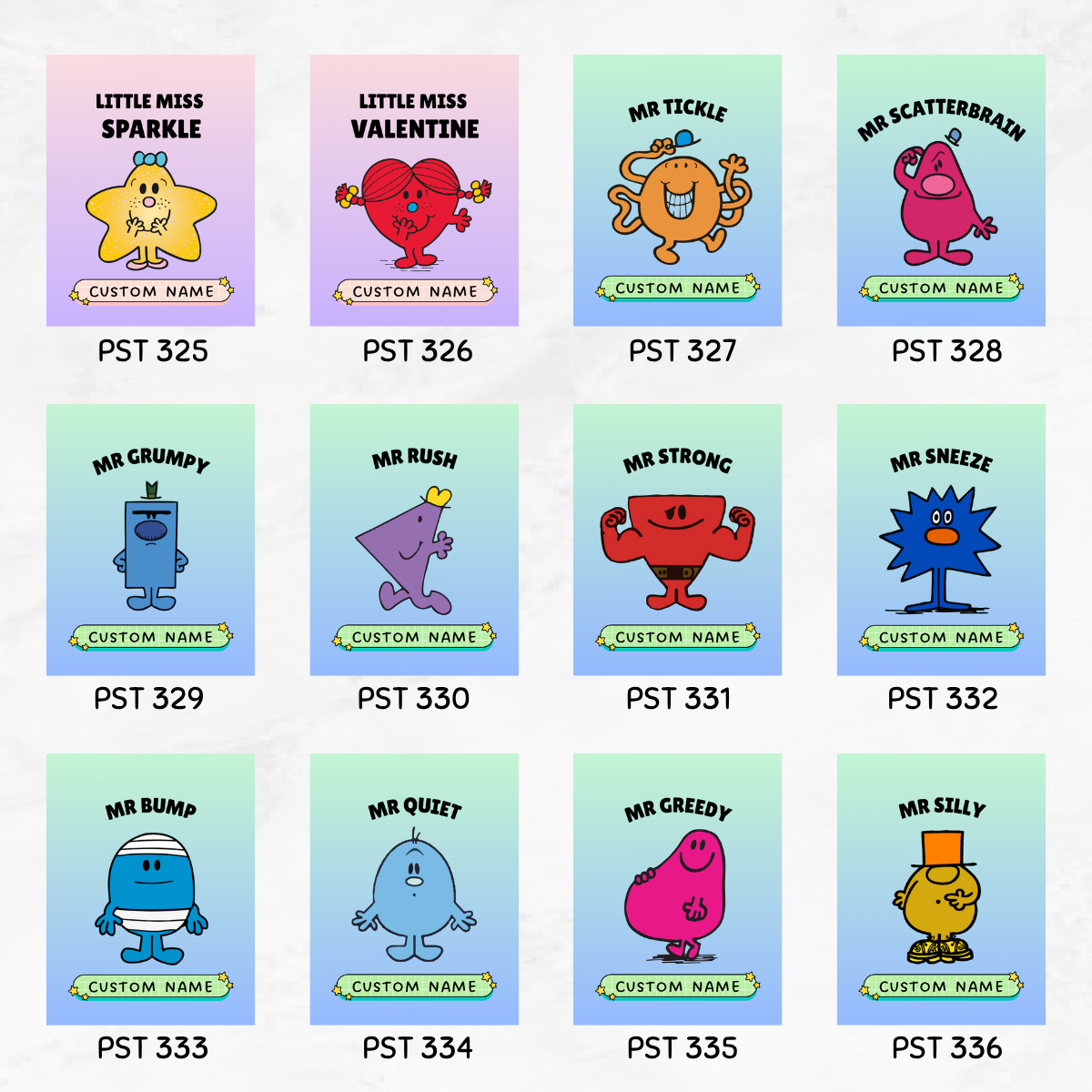 Custom Little Miss Series Mobile Stand