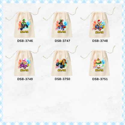 Super Mario Custom Favor Bags