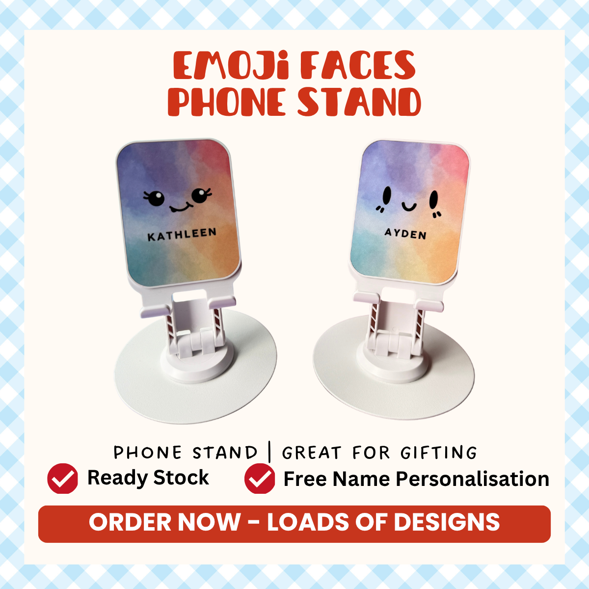 Custom Emoji Mobile Stand