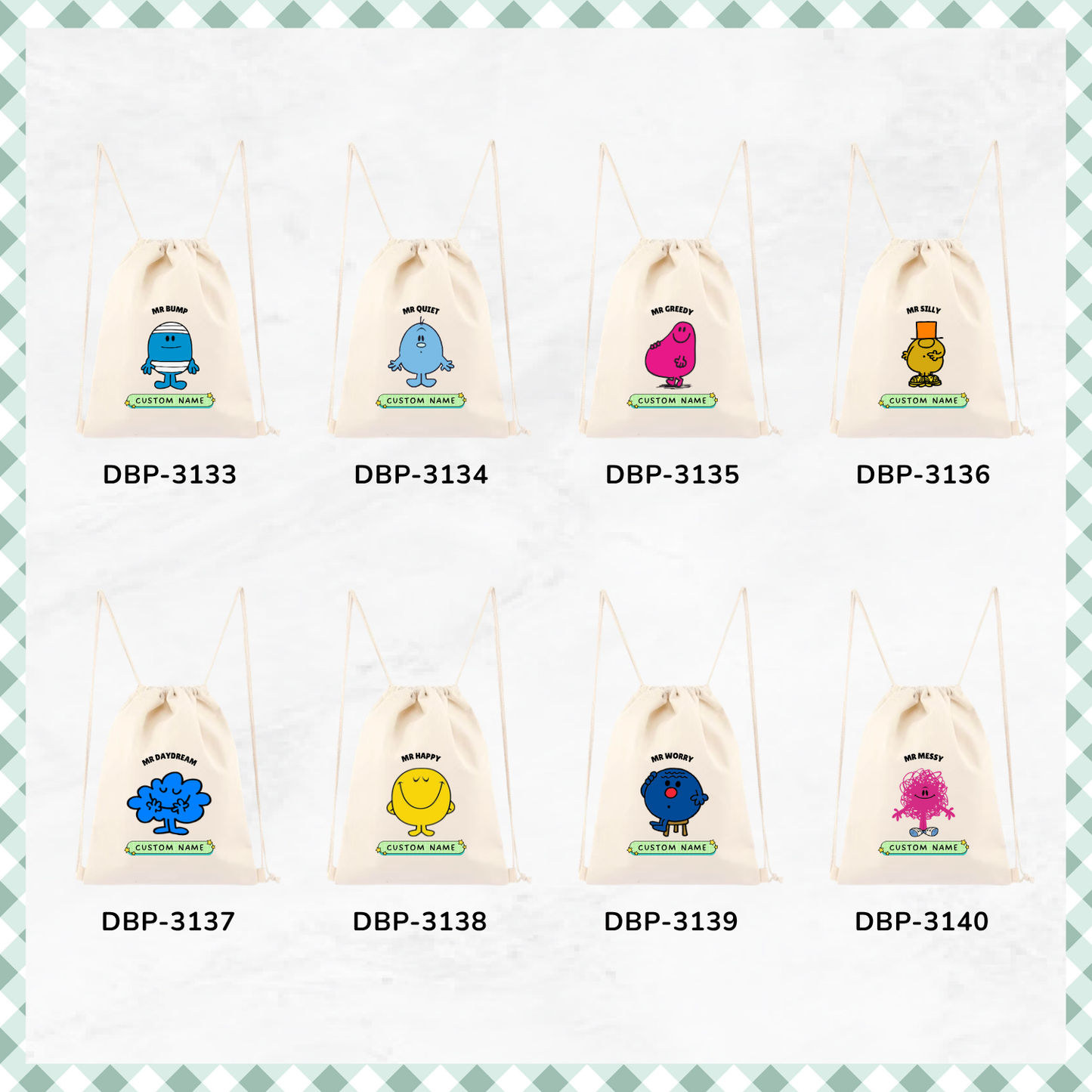Little Miss / Mr Series Custom Backpack