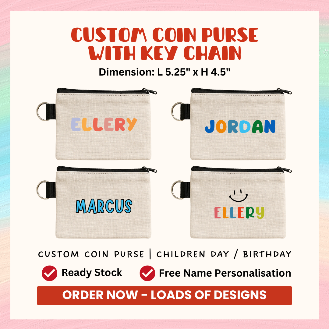 Custom Keyring Coin Purse