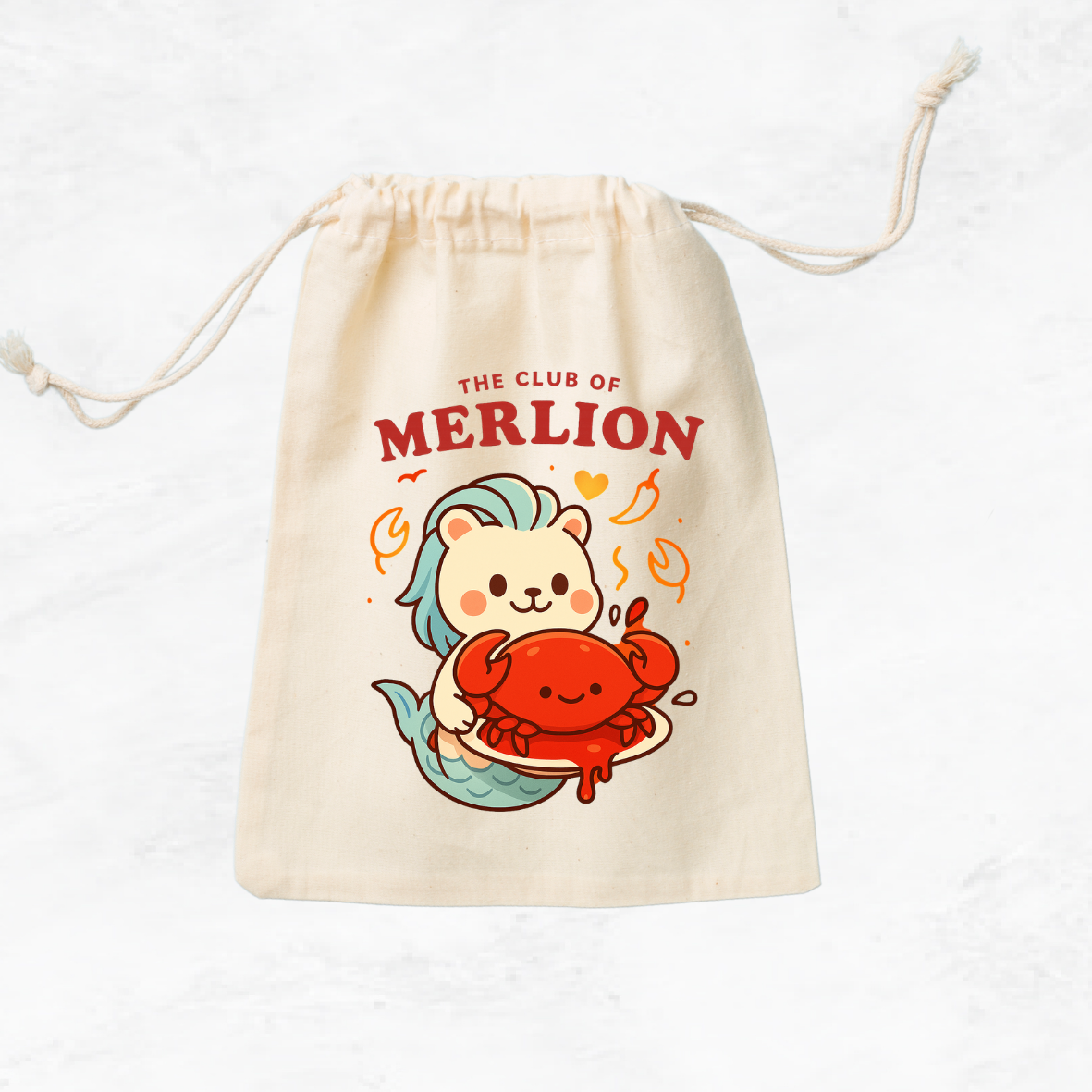 The Club of Merlion Drawstring
