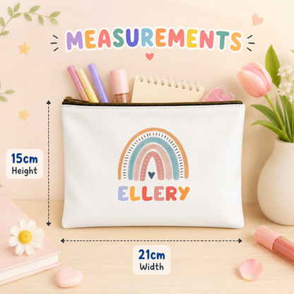Signature Classic Name Zipper Pouch