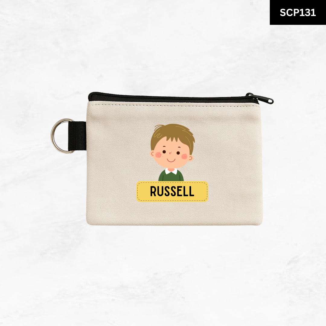Custom Keyring Coin Purse - Portrait Pal