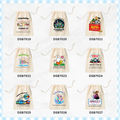 Birthday Theme&nbsp;Favor Bags