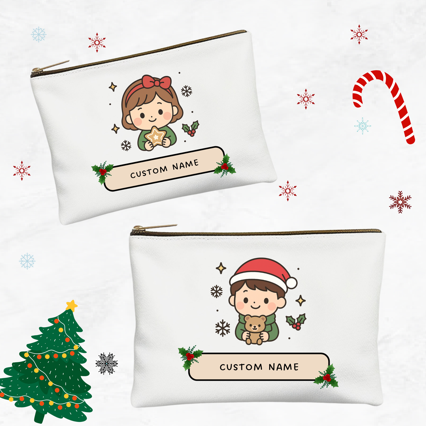 Christmas Zipper Pouches
