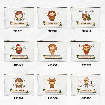 Christmas Zipper Pouches