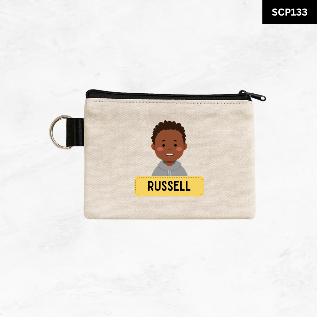 Custom Keyring Coin Purse - Portrait Pal