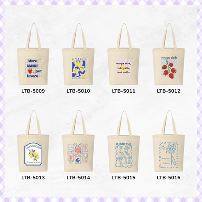 Canvas A4 Tote Bag - Summer Vibes