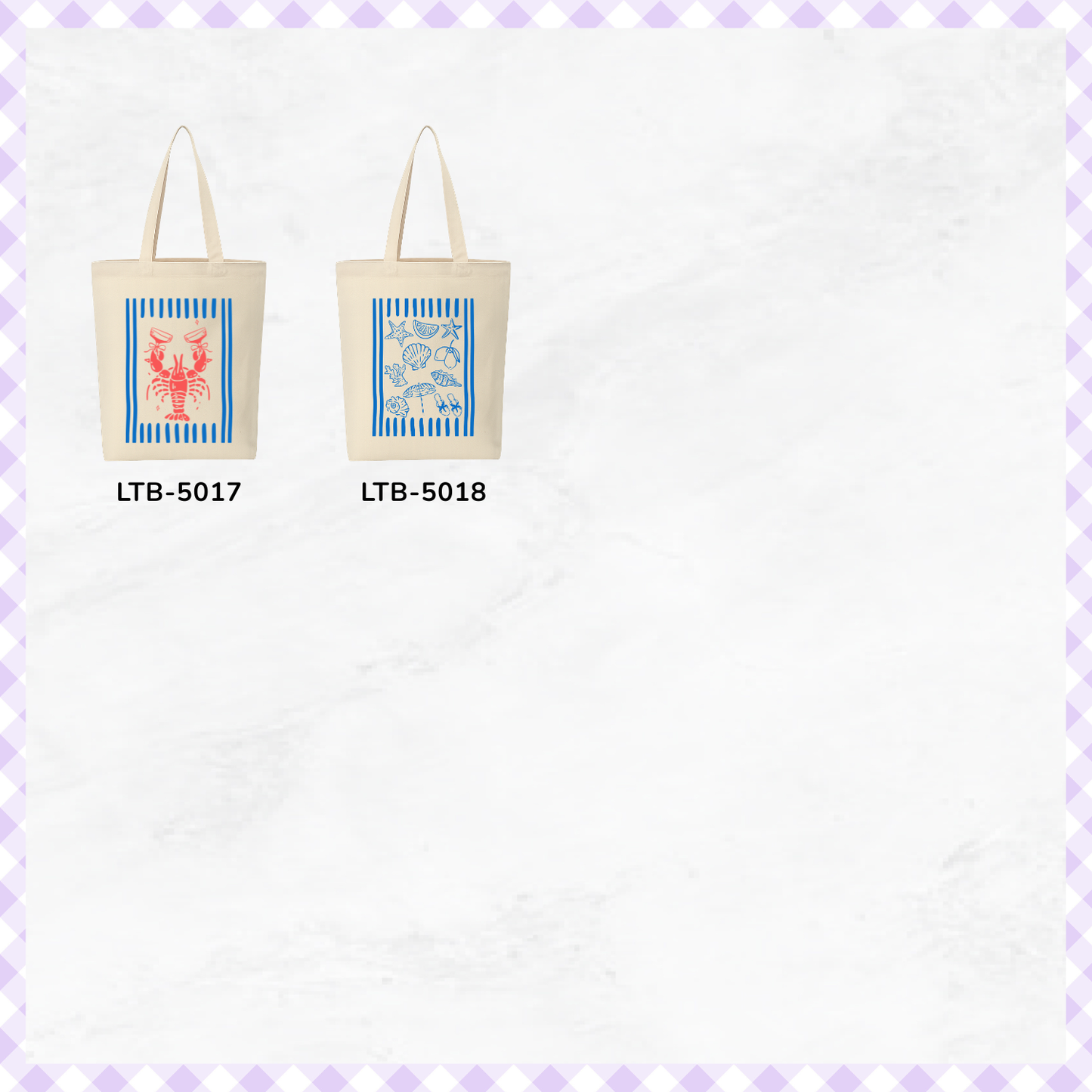 Canvas A4 Tote Bag - Summer Vibes